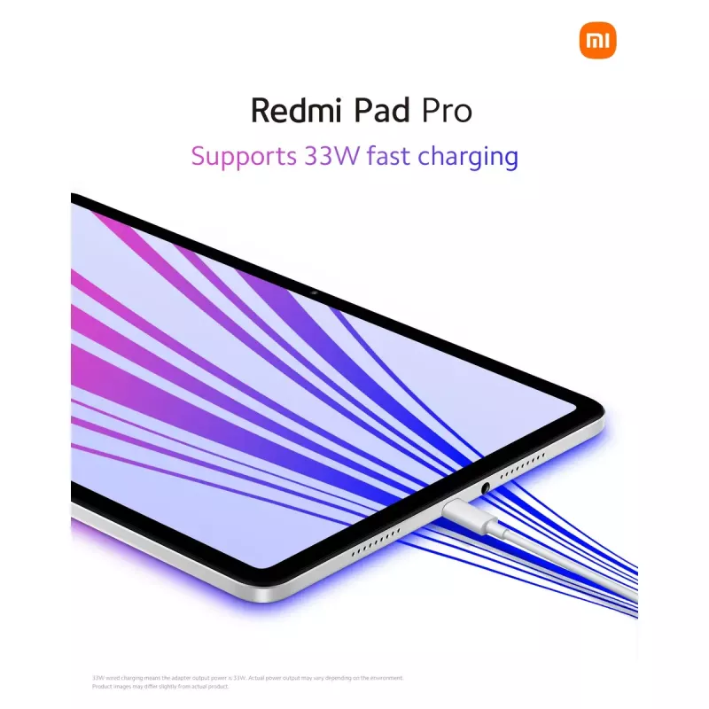 Tablet Xiaomi Redmi Pad Pro 12,1 polegadas 2,5K 2560x1600 Qualcomm 7s Gen 2 6 GB RAM 128 GB grafite
