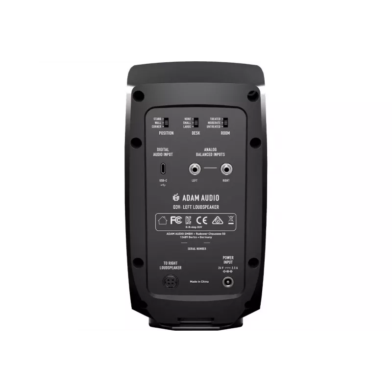Adam Audio D3V Preto - um par de monitores de estúdio