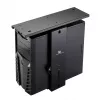 Suporte para computador sob a secretária MACLEAN MC-885, ajustável, regulação manual de altura, para até 10 kg, preto
