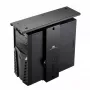 Suporte para computador sob a secretária MACLEAN MC-885, ajustável, regulação manual de altura, para até 10 kg, preto