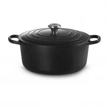 Le Creuset Signature Panela redonda 8,1 l Preto 30 cm