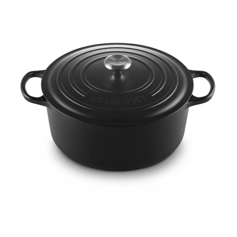 Le Creuset Signature Panela redonda 8,1 l Preto 30 cm