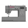 Singer HD6805C Heavy Duty Máquina de costura computorizada, 586 pontos, 9 casas de botão, cinzento
