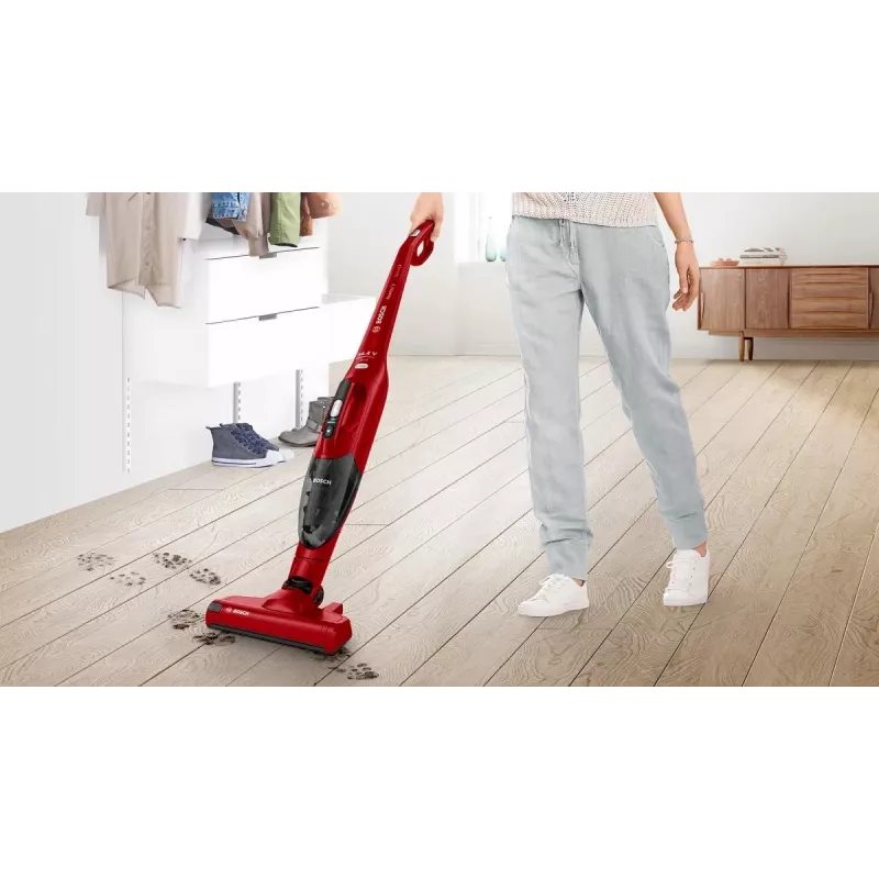 Aspirador de bateria 2 em 1 Bosch Series 2 BBHF214R Vermelho