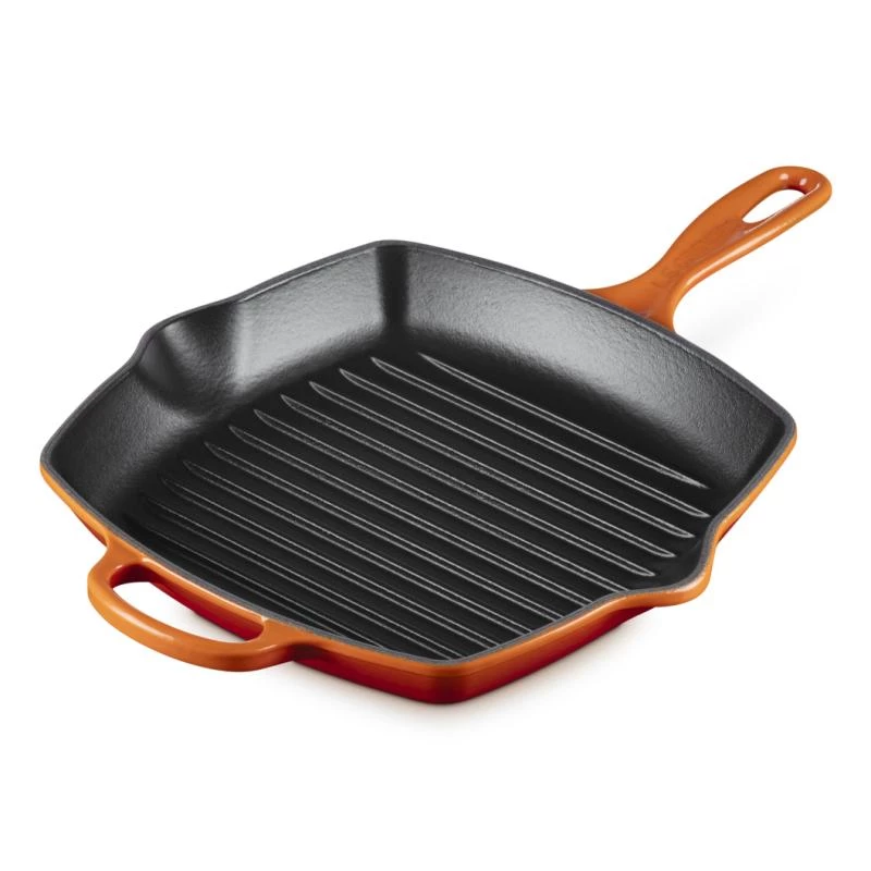 Le Creuset Signature Grelhador quadrado 26 cm vermelho ferrugem (20183260900422)