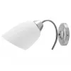 Candeeiro de parede ActiveJet NIKITA níquel E27 um foco, abajur redondo em metal, IP20, 220–240 V, máx. 60 W