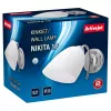 Candeeiro de parede ActiveJet NIKITA níquel E27 um foco, abajur redondo em metal, IP20, 220–240 V, máx. 60 W