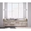 Candeeiro de parede ActiveJet NIKITA níquel E27 um foco, abajur redondo em metal, IP20, 220–240 V, máx. 60 W