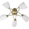 Lustre de teto clássico Activejet NIKITA Patina 5xE27 para sala de estar