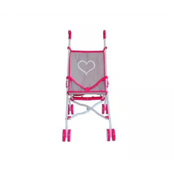 Carrinho de bonecas milly mally Julia Prestige Pink — carrinho de bonecas leve e compacto, modelo 2722