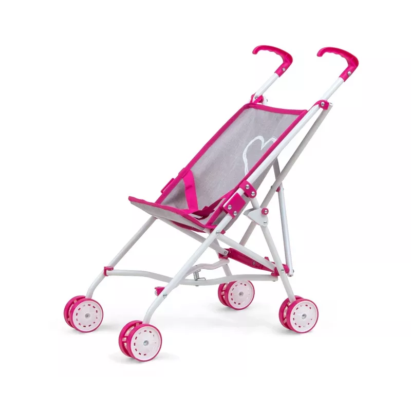 Carrinho de bonecas milly mally Julia Prestige Pink — carrinho de bonecas leve e compacto, modelo 2722