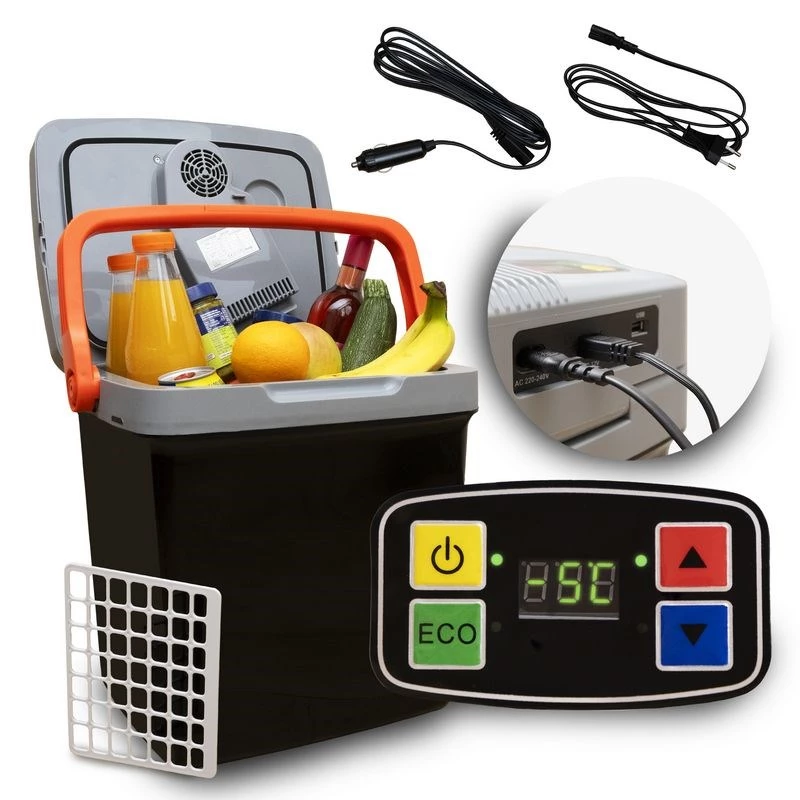 Geleira de viagem ELDOM FROZZY 26l, função de refrigeração e aquecimento, 12V/240V