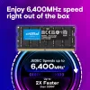 Memória para portátil DDR5 CSODIMM 32GB (1*32GB)/6400 CL52