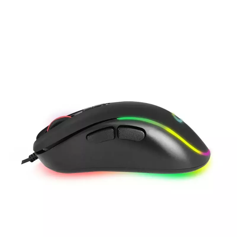 Rato gaming ESPERANZA EGM303 USB Type-C, ótico 2400 DPI, 7 botões, RGB, para destros, preto