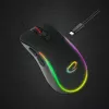 Rato gaming ESPERANZA EGM303 USB Type-C, ótico 2400 DPI, 7 botões, RGB, para destros, preto
