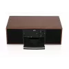 Mini-cadeia de música JVC RD-E761, 2x8 W RMS, Bluetooth 4.2, USB, CD, FM, caixa em madeira, preto