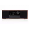 Mini-cadeia de música JVC RD-E761, 2x8 W RMS, Bluetooth 4.2, USB, CD, FM, caixa em madeira, preto