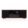 Mini-cadeia de música JVC RD-E761, 2x8 W RMS, Bluetooth 4.2, USB, CD, FM, caixa em madeira, preto