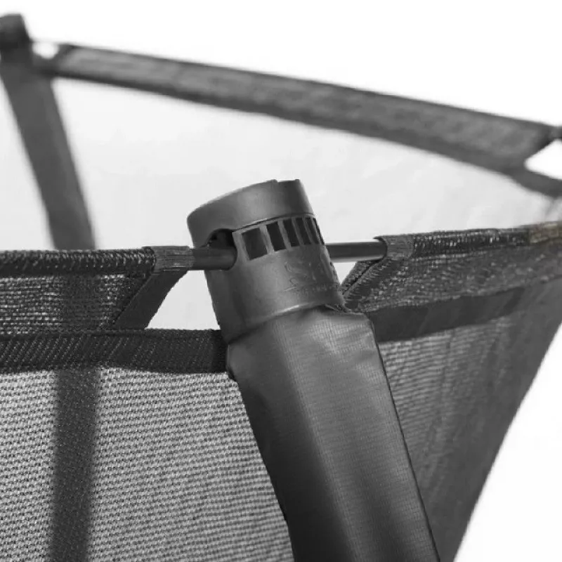 Trampolim Salta Premium Ground Combo 396cm preto da Salta, modelo 5854A