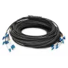 Cabo breakout universal de fibra ótica pré-montado Digitus monomodo OS2 12 fibras LC/UPC 100m