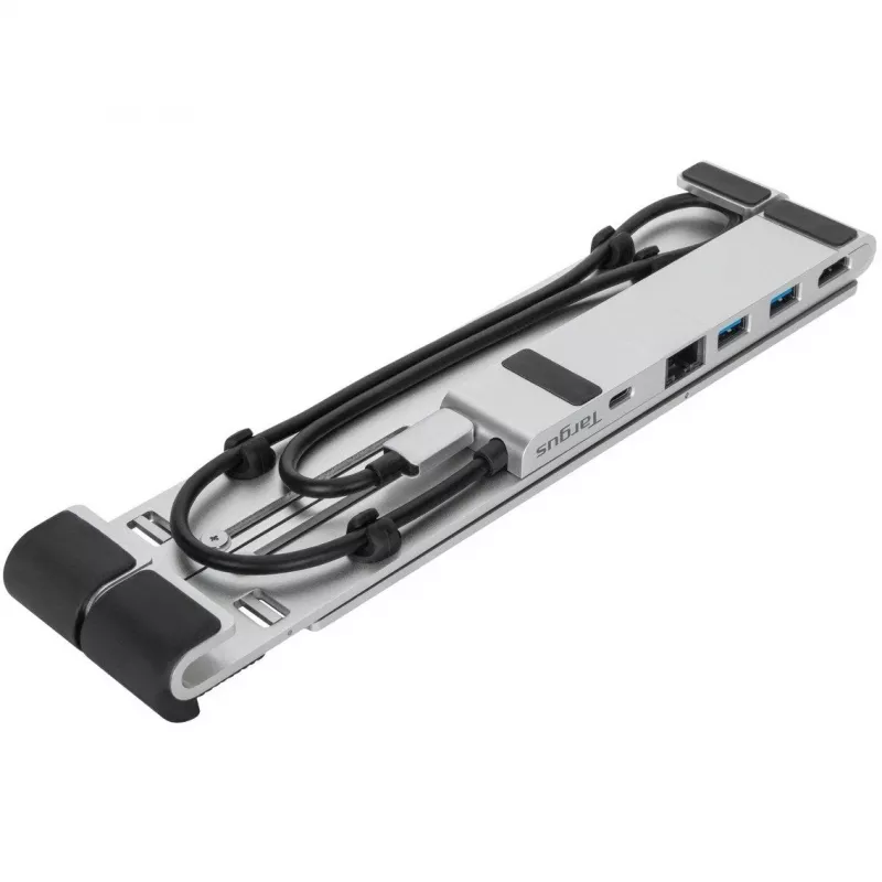 Suporte portátil com dock integrado estação de acoplamento + suporte para portátil USB-C 3.2 Gen 1 Thunderbolt 3