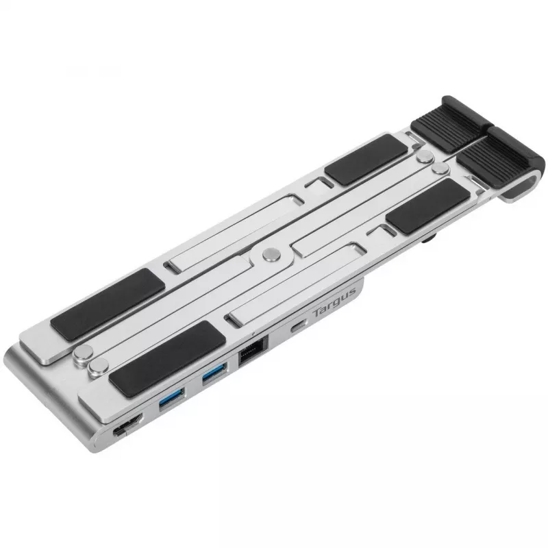 Suporte portátil com dock integrado estação de acoplamento + suporte para portátil USB-C 3.2 Gen 1 Thunderbolt 3