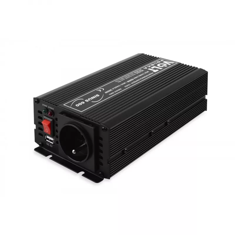 Conversor de tensão Volt SINUS-600 12V para 230V 300W potência contínua 600W potência de pico
