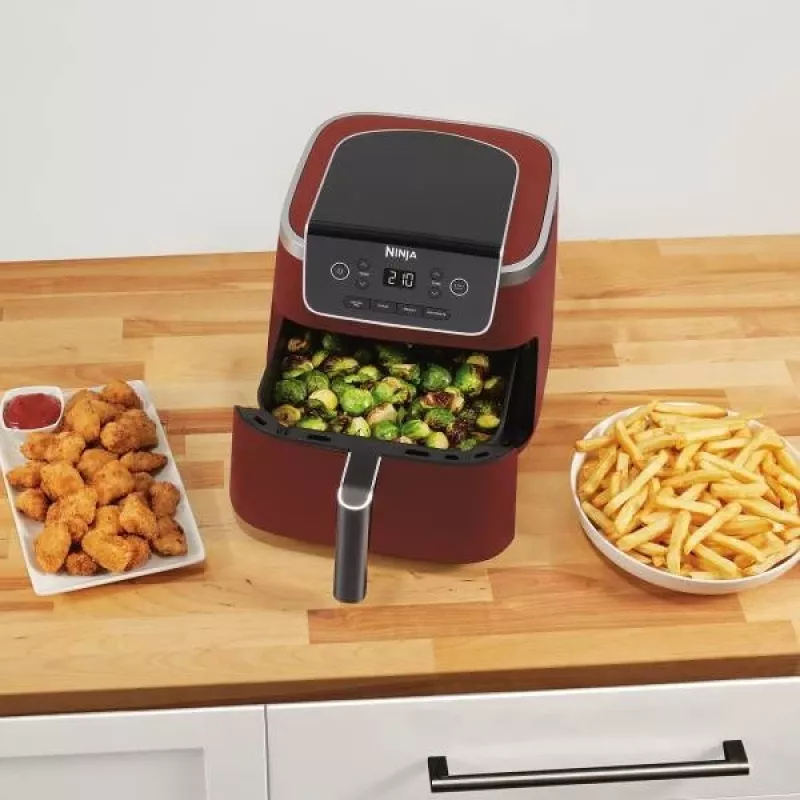 Fritadeira Ninja AF140EUCM Single 4,7 L fritadeira de ar quente vertical cor canela