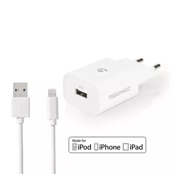 Adaptador de alimentação Nedis WCHAL242AWT