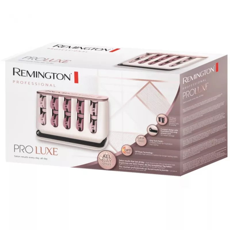 PROluxe H9100, Rolos de cabelo creme/rosa