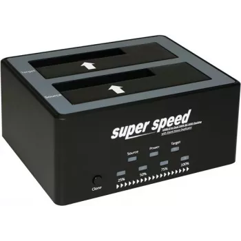 ROLINE - Docking station para HDD - Baías: 2 - 6,4 cm, 8,9 cm (2,5