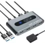 Techly Switch USB 3.0 2 entradas PC 4 saídas - 4 portas - USB 2.0