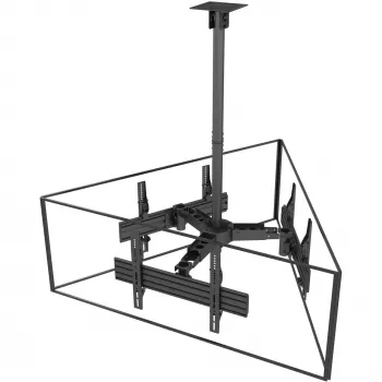 Suporte de teto para três ecrãs Equip 650371