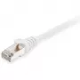 Equip 635513 Conjunto de cabos patch Cat.6 S/FTP LSZH, RJ-45, 0,25 m, branco, 100 un.