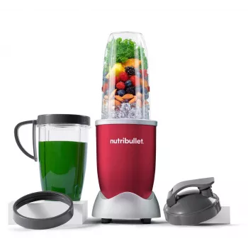 NutriBullet NB907R 0,9 L Liquidificadora de cozinha 900 W vermelho, prateado