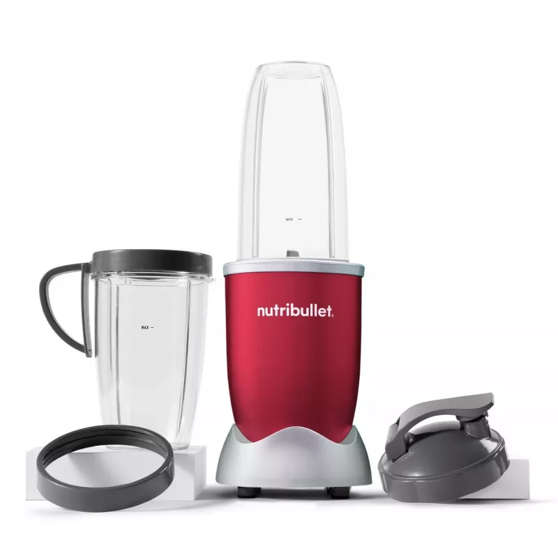 NutriBullet NB907R 0,9 L Liquidificadora de cozinha 900 W vermelho, prateado