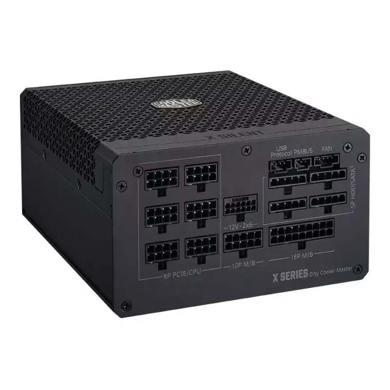 Fonte de alimentação Cooler Master X Silent Edge Platinum 1100 W 24-Pin-ATX preto