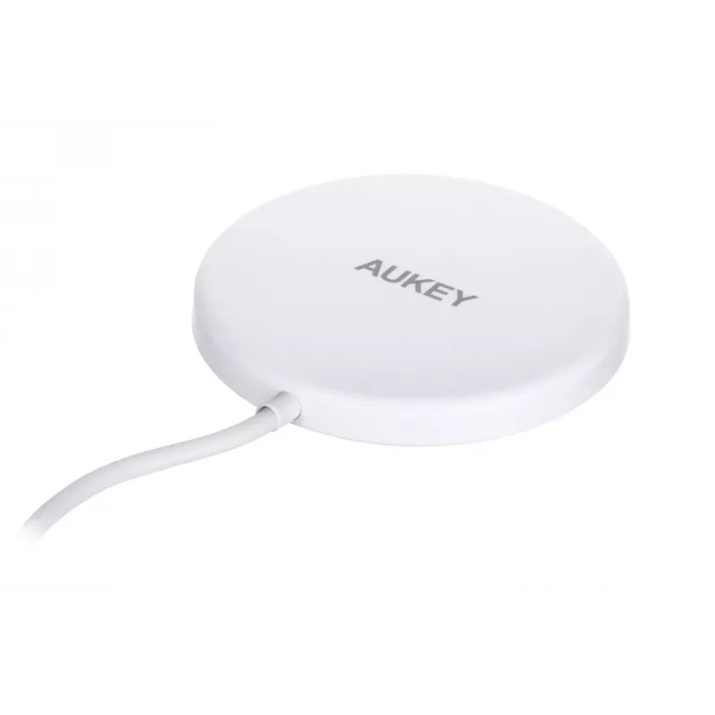 AUEKY Aircore Magnetic LC-A1 Carregador magnético sem fios QI USB-C 15W Branco