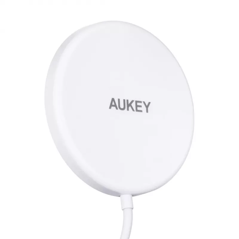 AUEKY Aircore Magnetic LC-A1 Carregador magnético sem fios QI USB-C 15W Branco