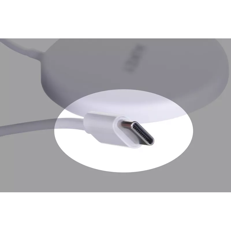 AUEKY Aircore Magnetic LC-A1 Carregador magnético sem fios QI USB-C 15W Branco