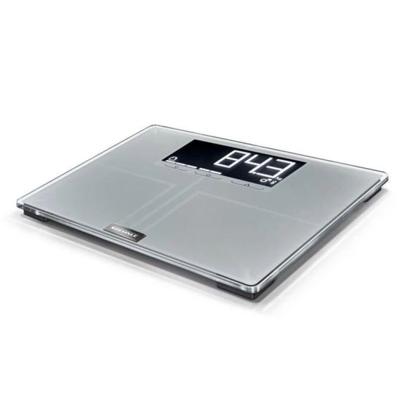 Soehnle Shape Sense Connect 200 Balança de pessoas eletrónica retangular Prateada
