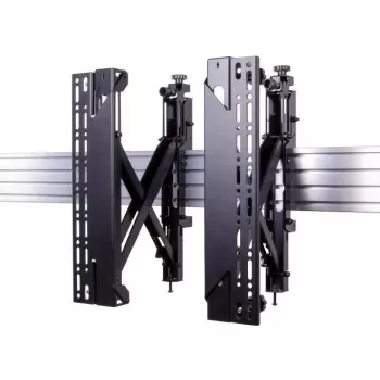 B-TECH Calhas de montagem -50kg VESA 400/para BT8390/2 unid./ajustável (BT8390-VESA400MAP/B V2)
