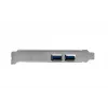 EXSYS Placa PCIe USB 3.2 Gen 1 de 2 portas 3A Renesas