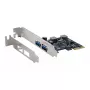 EXSYS Placa PCIe USB 3.2 Gen 1 de 2 portas 3A Renesas