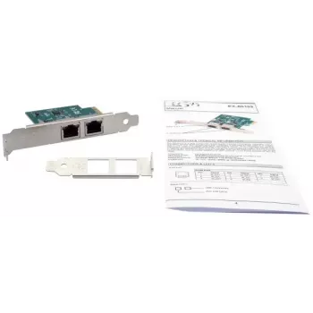 Placa de rede Ethernet interna EXSYS EX-60102 1000 Mbit/s PCI Express com fios
