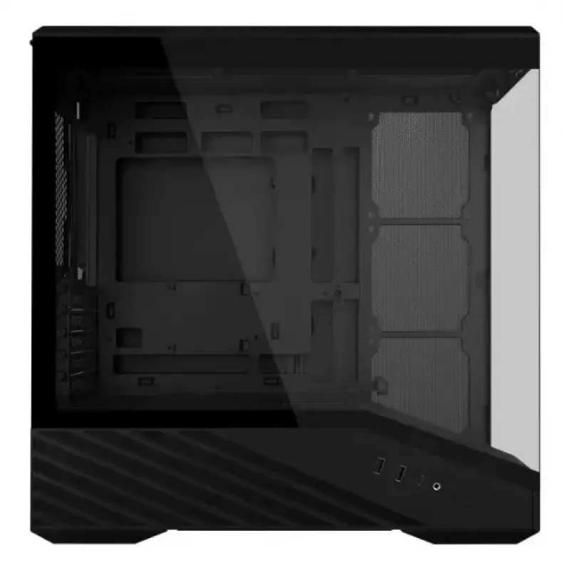 Caixa de PC Mini-Tower Lian Li Vector V100R MINI — Mini-ITX/Micro-ATX, vidro temperado, 3x120mm lateral + 1x120mm ventoinha traseira, 2x 2,5 polegadas + 1x 3,5 polegadas baías, preto
