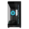 Caixa de PC Mini-Tower Lian Li Vector V100R MINI — Mini-ITX/Micro-ATX, vidro temperado, 3x120mm lateral + 1x120mm ventoinha traseira, 2x 2,5 polegadas + 1x 3,5 polegadas baías, preto
