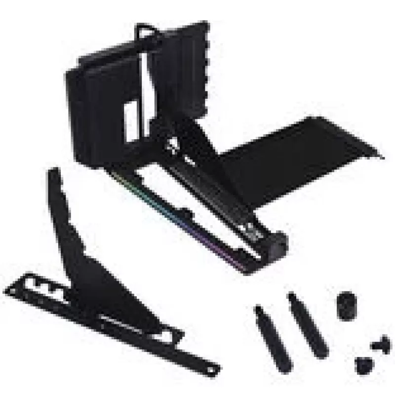 Kit de montagem vertical para GPU Lian Li VG4-5-V4 com cabo riser PCIe 5.0, preto