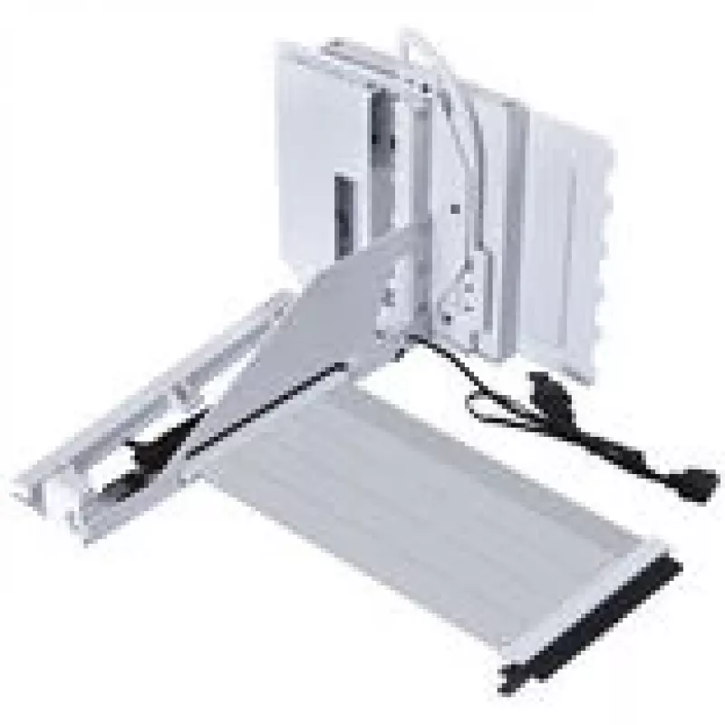 Kit de montagem vertical para GPU Lian Li G89.VG4-5-V4W.00 com cabo riser PCIe 5.0, branco