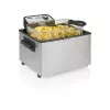 Fritadeira Princess 184090 — fritadeira elétrica de mesa compacta, cesto removível, aço inoxidável